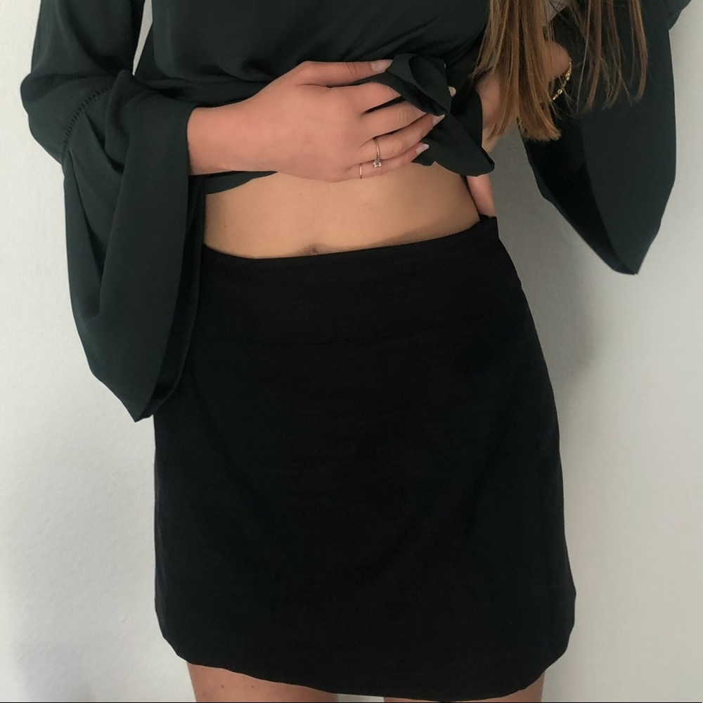 Grey Theory Wrap Skirt